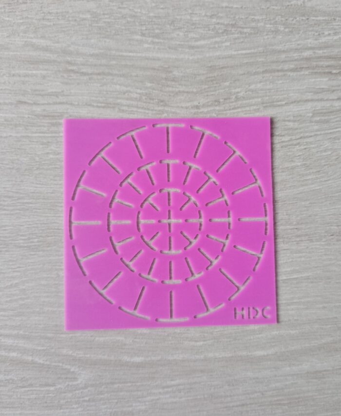 Petit pochoir silicone HDC mandala