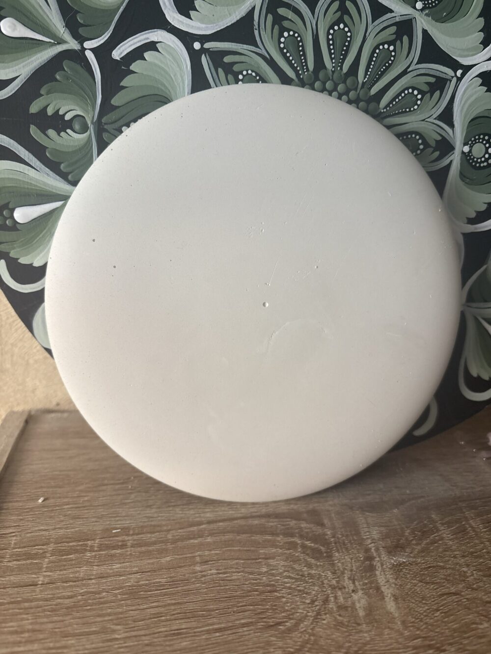 Disque en plâtre vierge – Image 2