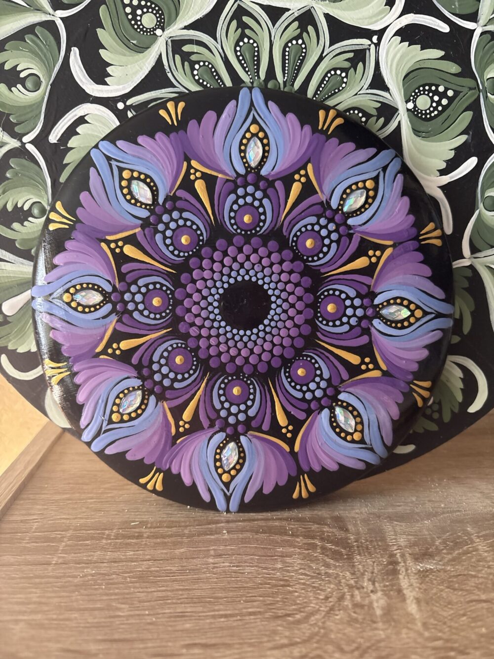 Disque en plâtre vierge
