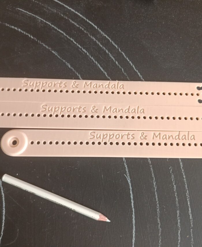 Règle mandala 3 segments